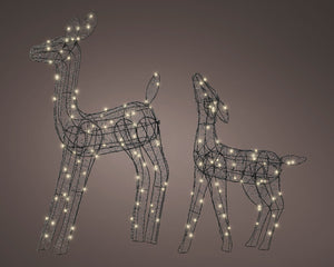 Micro LED metal deer set