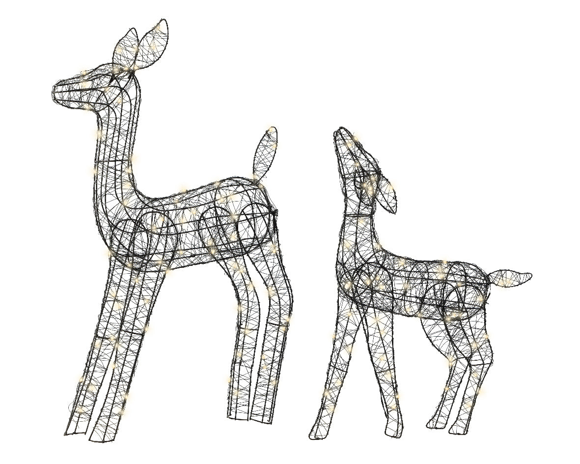 Micro LED metal deer set