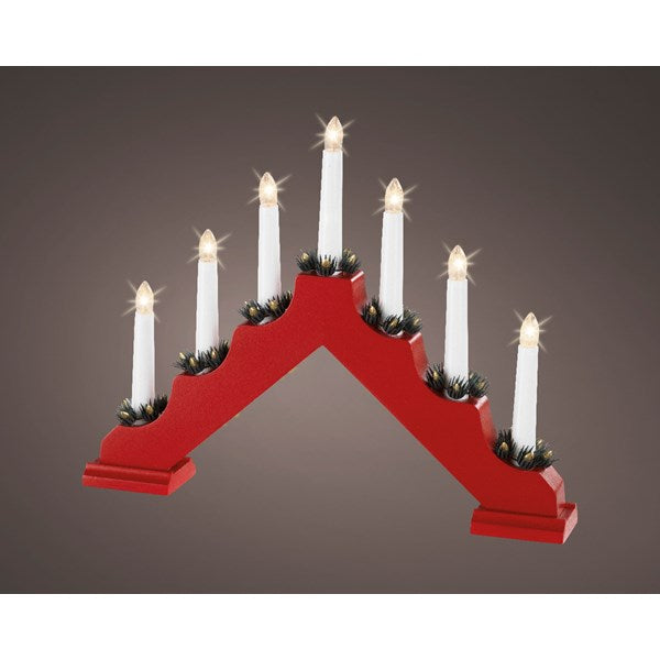 Candle arch/bridge in red