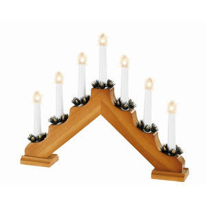 Candle arch/bridge in wood