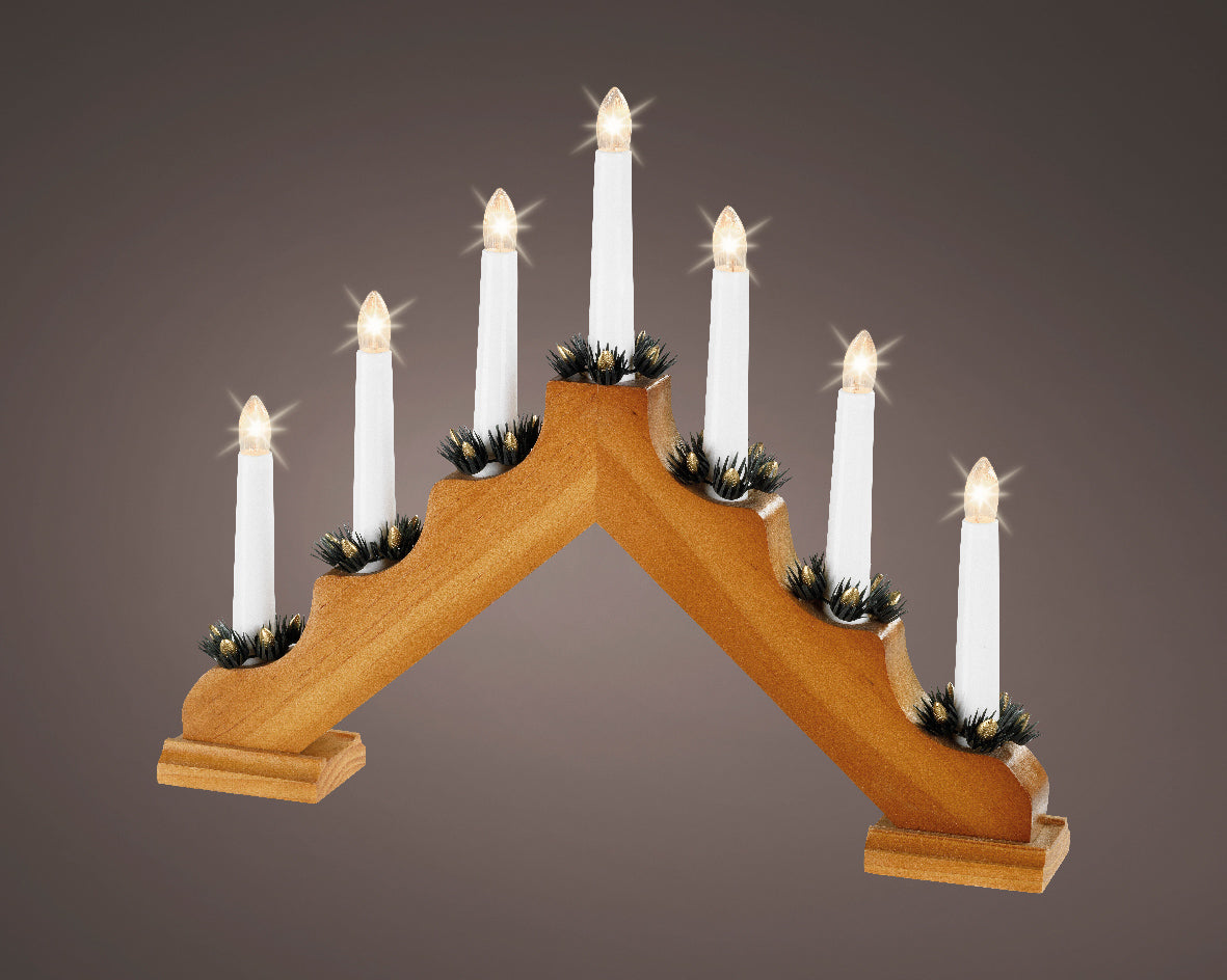 Candle arch/bridge in wood