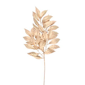Matte gold leaf branch