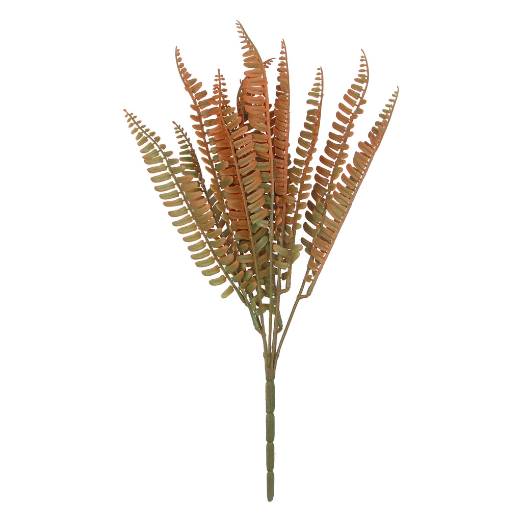 Russet fern spray pick