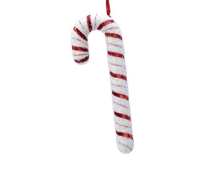 Candy cane stick with glitter