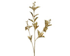 Gold holly spray