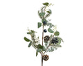 Frosted blueberry and eucalyptus stem