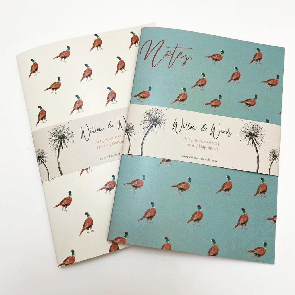 Pheasant Jotter/notepad-cream