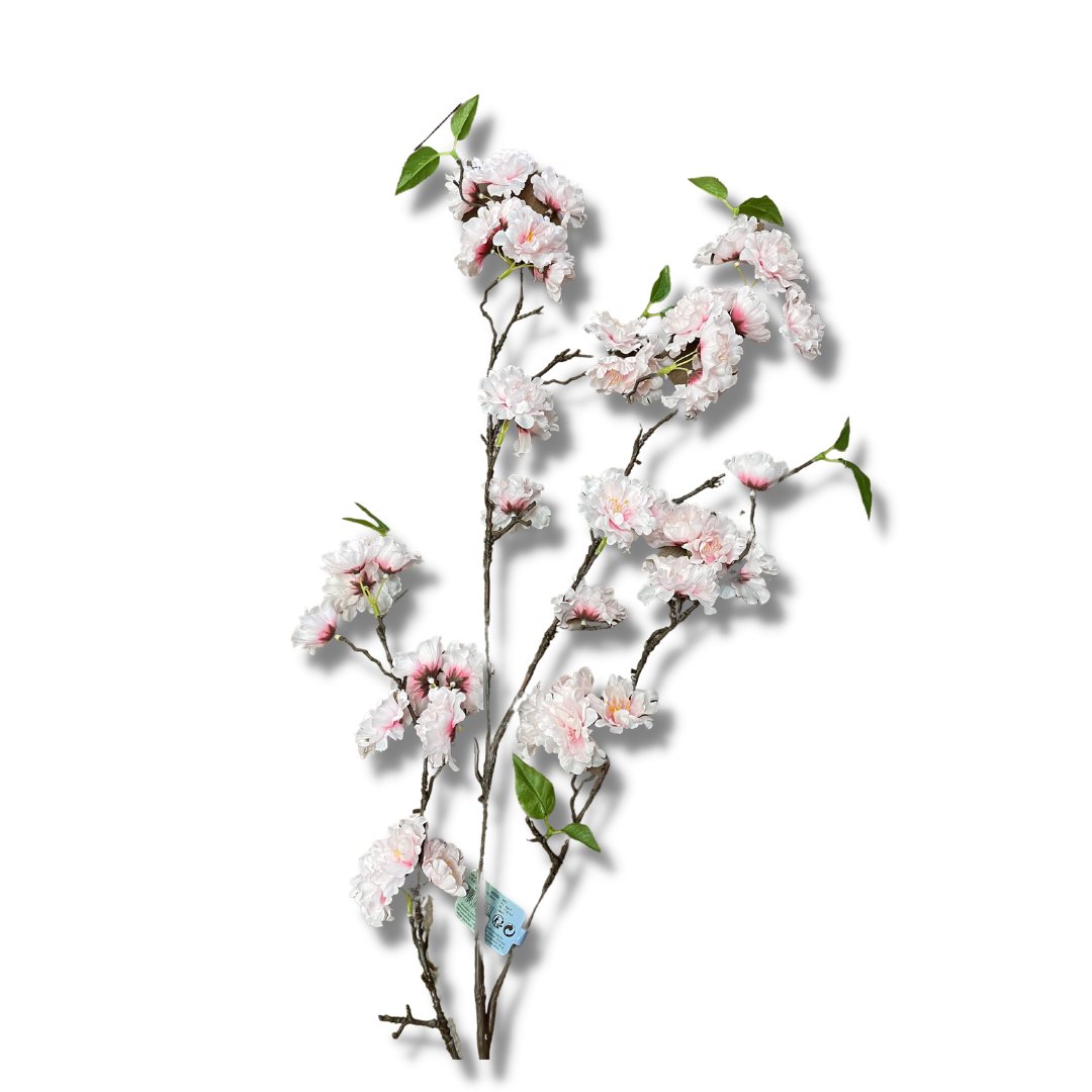 Tall baby pink cherry blossom stem (112cm)