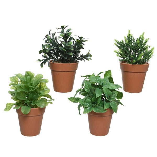 Faux mini plant in pot