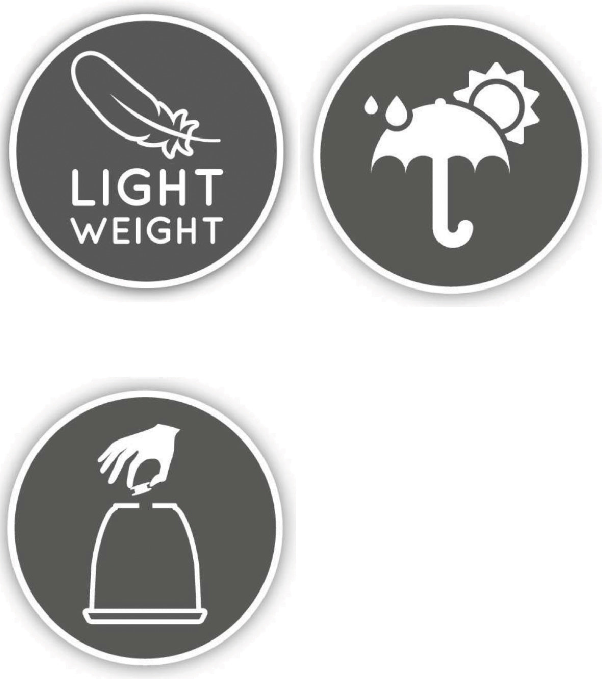 Cody round wave outdoor planters