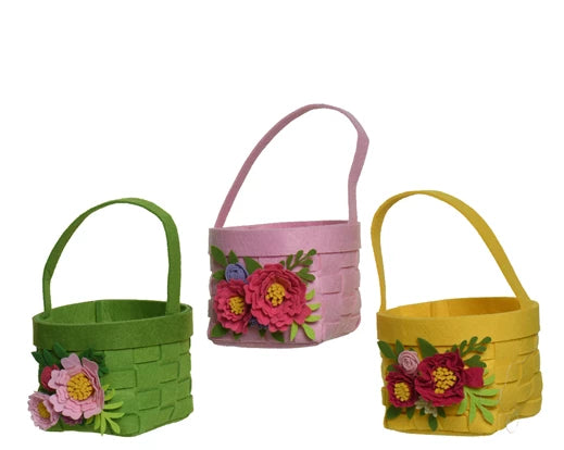 Easter felt basket