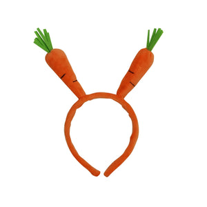 Fabric carrot headband