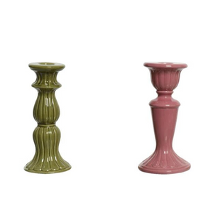 Porcelain candle holder
