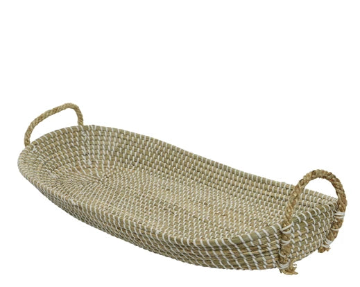 Sea grass basket tray