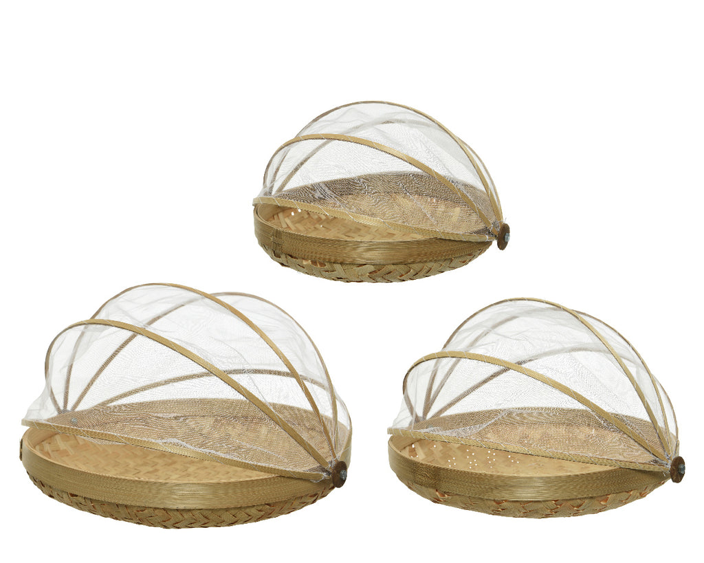 Bamboo food covers