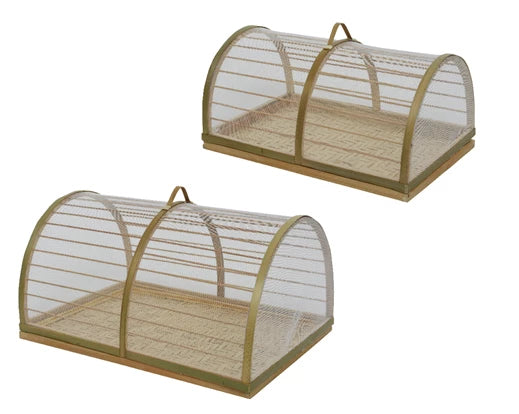 Rectangular Bamboo food covers