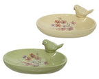 Floral print birdfeeder