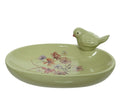Floral print birdfeeder