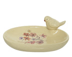 Floral print birdfeeder