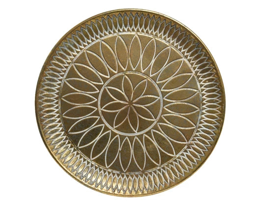 Gold decorative plate