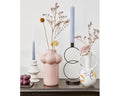 Dusky pink porcelain vase
