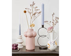 Dusky pink porcelain vase