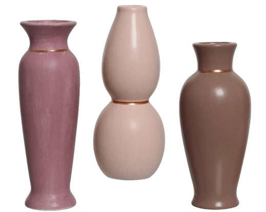 Irregular porcelain vases