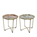 Table with fern leaf tray top