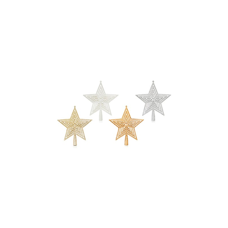 Glitter star tree topper
