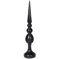 Tall Black Finial