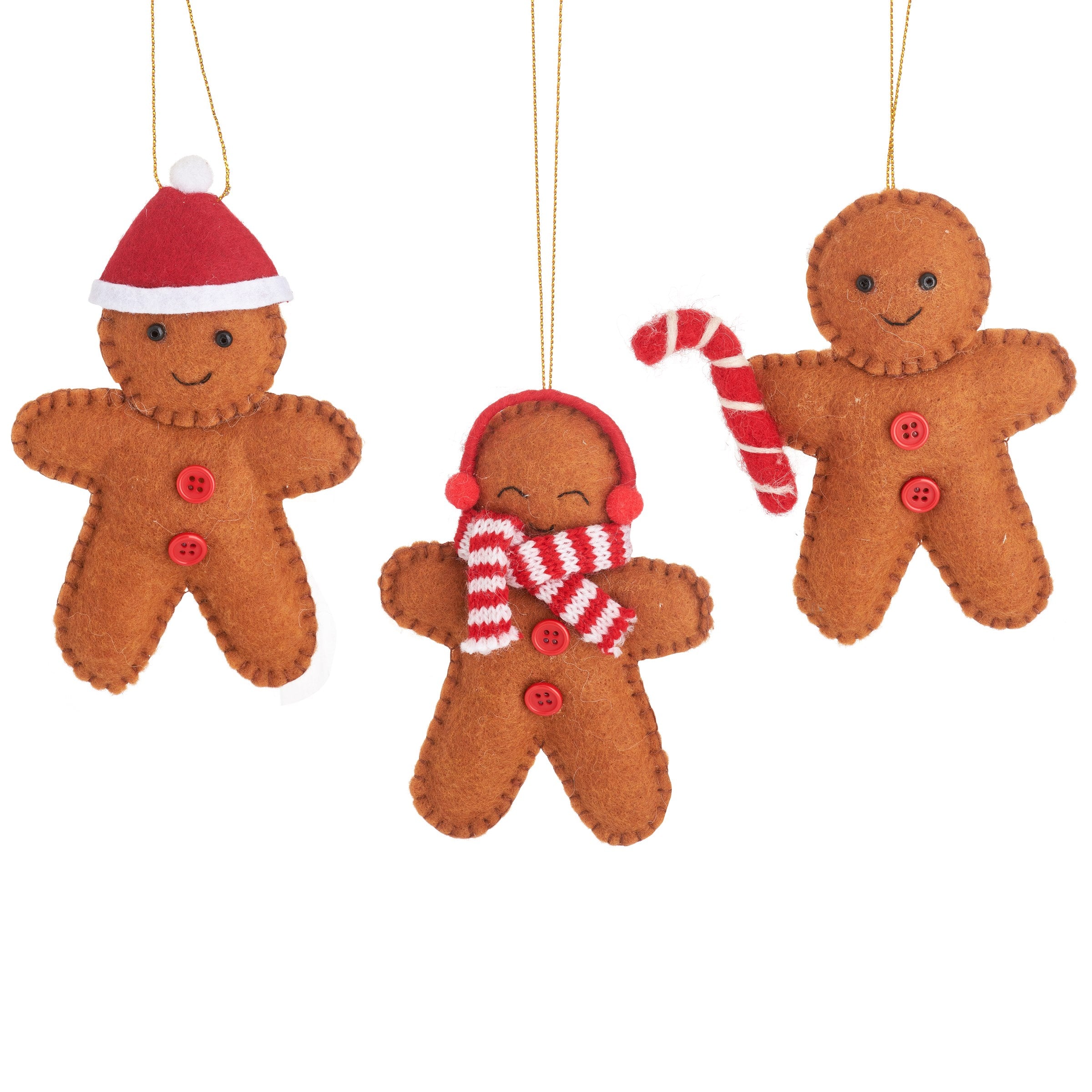 Festive gingerbread decoration