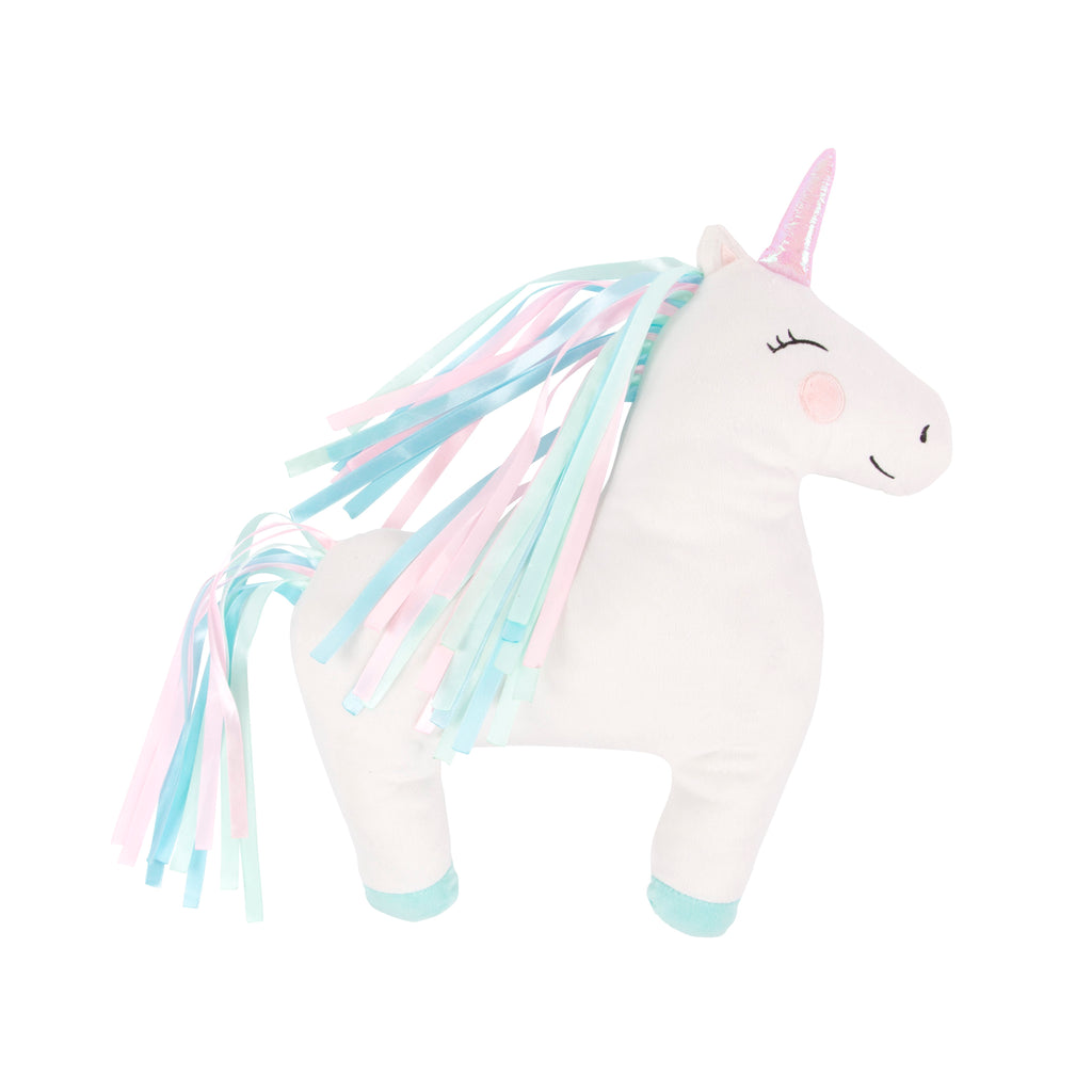 Rainbow unicorn cushion