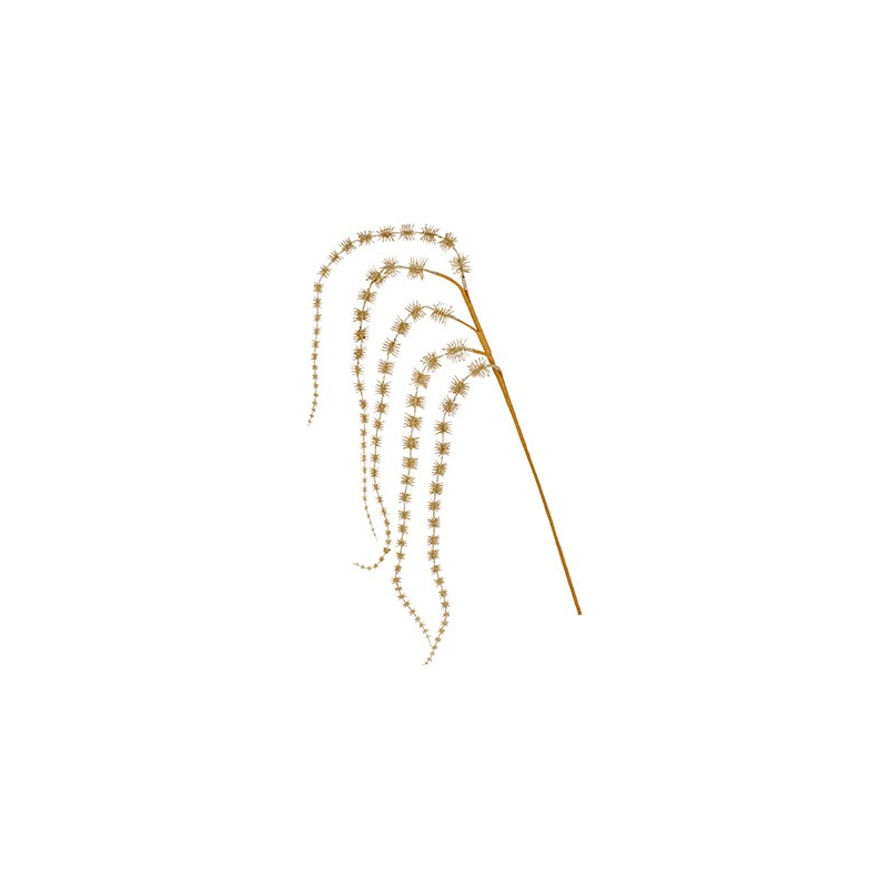 Gold glitter hanging stem
