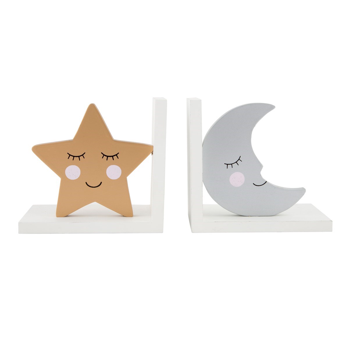 Moon & star bookends