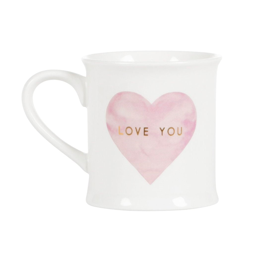 Love You heart mug