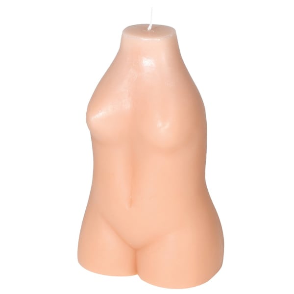 Nude female form candle