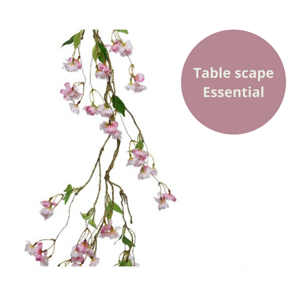 Cherry blossom garland - 2 tone pink