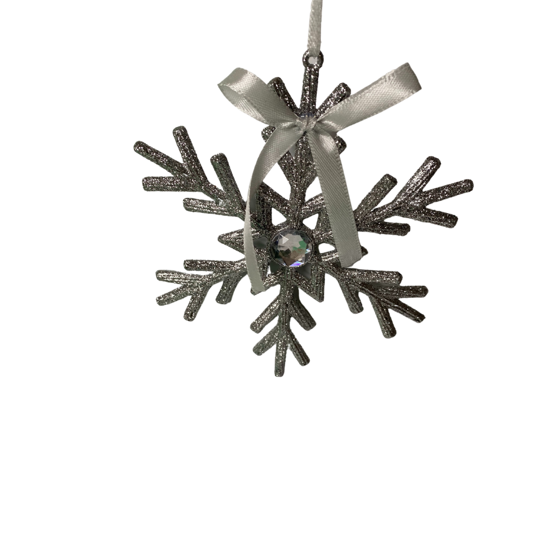 Silver snowflakes