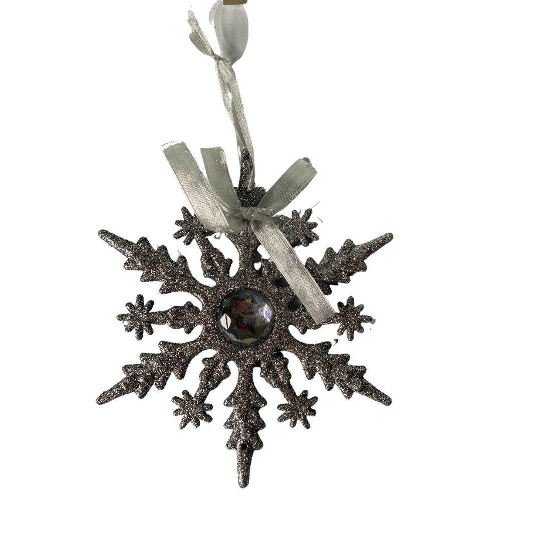 Silver snowflakes