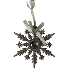 Silver snowflakes
