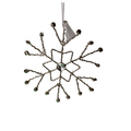 Jingle bell snowflake with gem detail