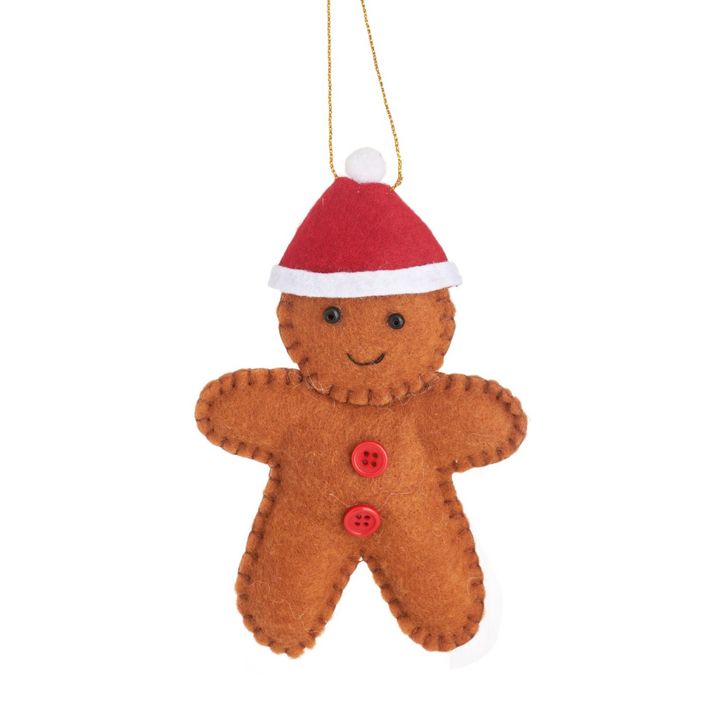 Festive gingerbread decoration