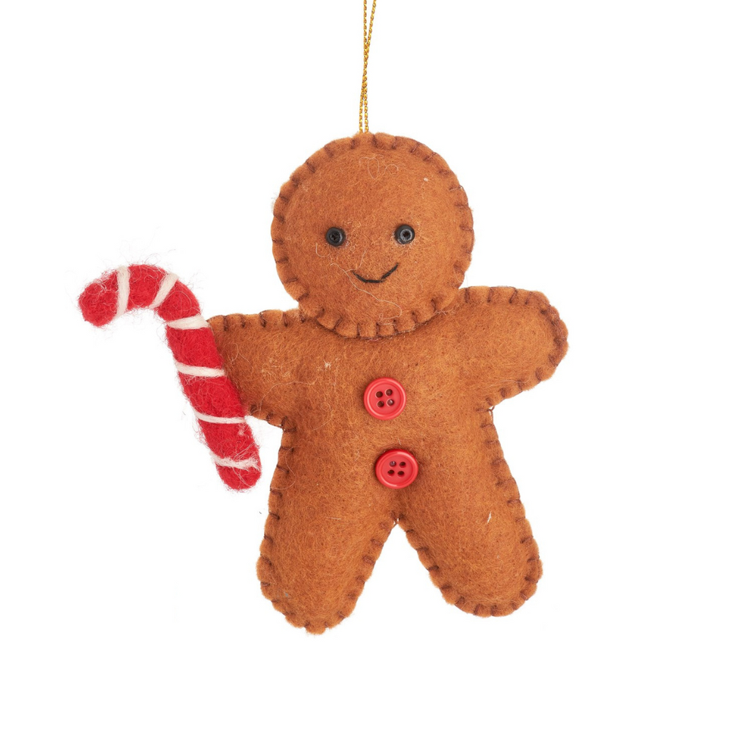 Festive gingerbread decoration