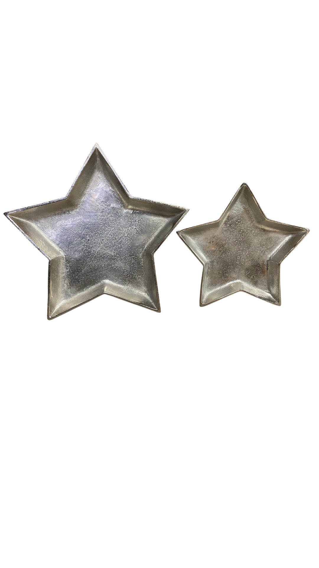Silver star plate