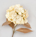 Champagne gold glitter hydrangea stem