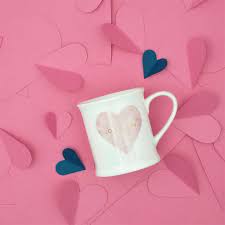 Love You heart mug