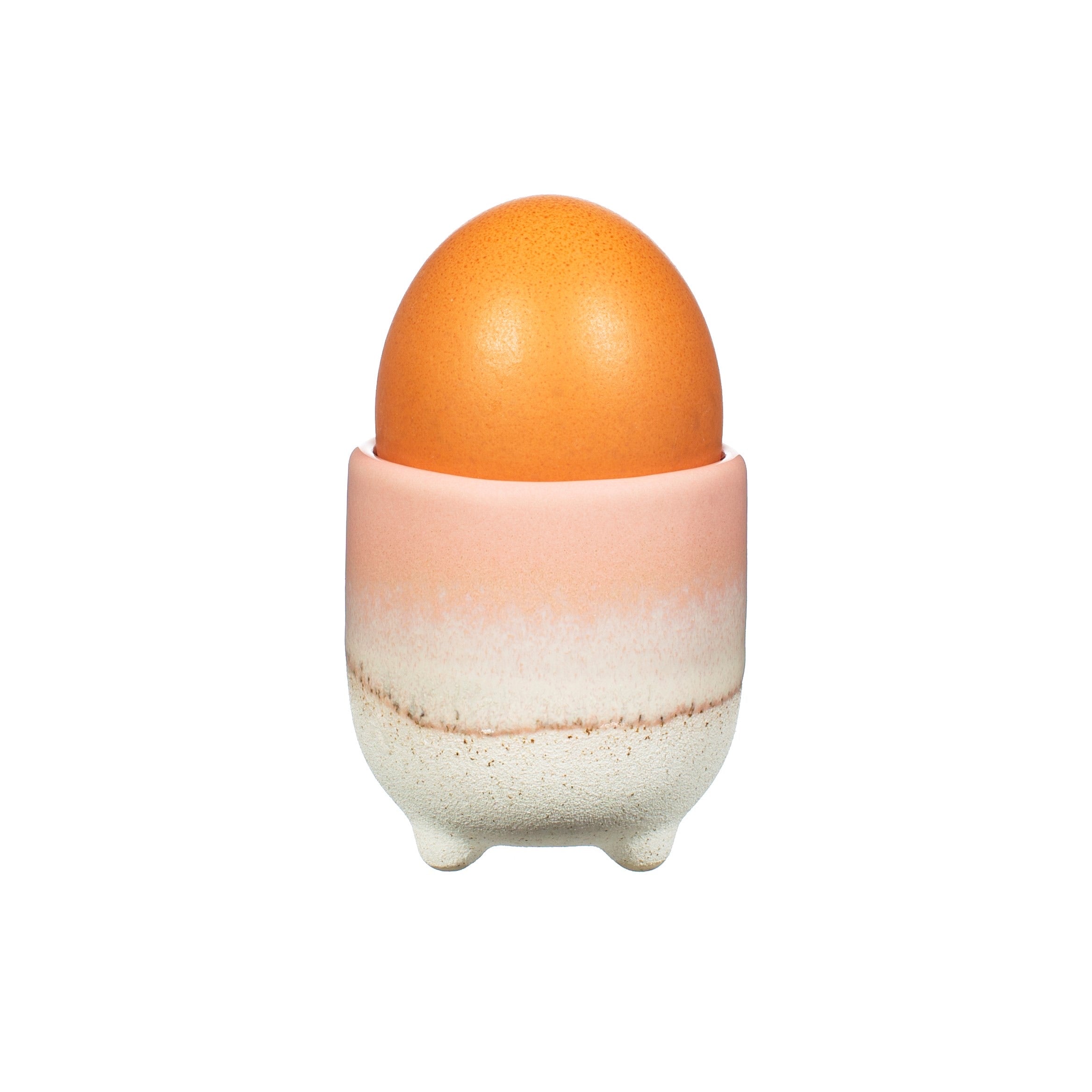 Mojave glaze pink egg cup