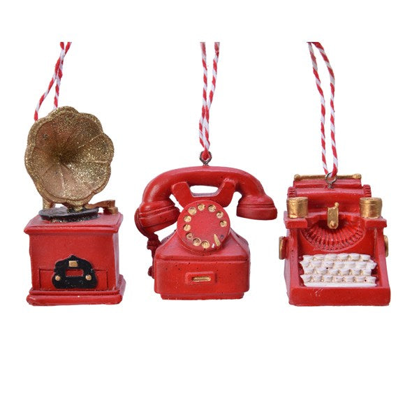 Retro home appliances hanging decs