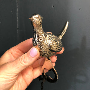 Chrome pheasant bottle opener
