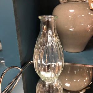 Slim glass bud vase